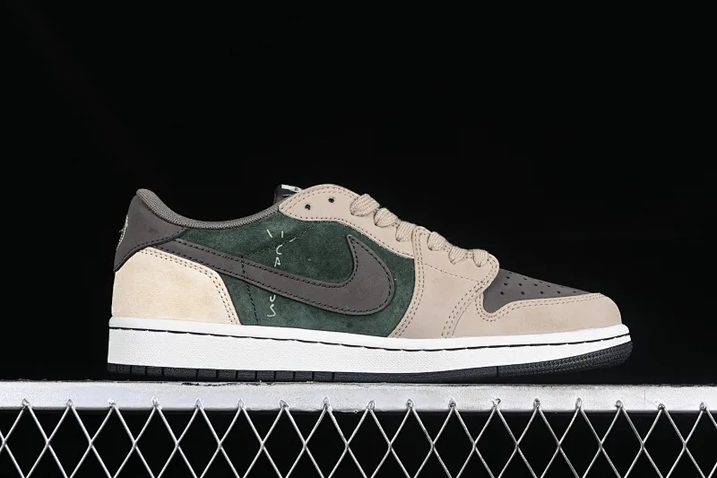 All Categories Air Jordan Jordan Series Basketball Shoes Air Jordan 1 Low Travis Scott x Air Jordan 1 Low OG AJ1 Joe 1 Reversed Overhook Joint Style Casual Sports Basketball Shoes DM7866-817